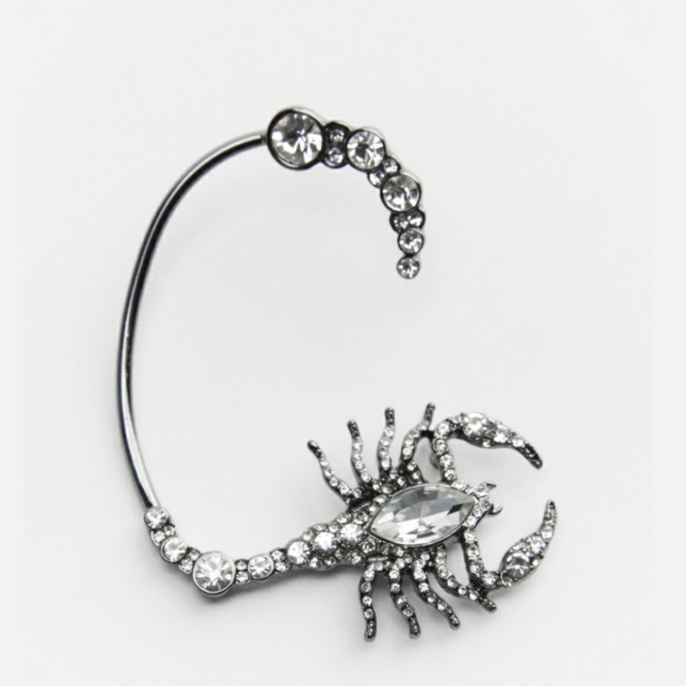 ZARA Scorpion Earring Ear Cuff NWT